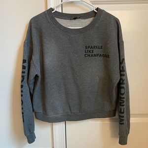Express “Sparkle Like Champagne” Sweatshirt